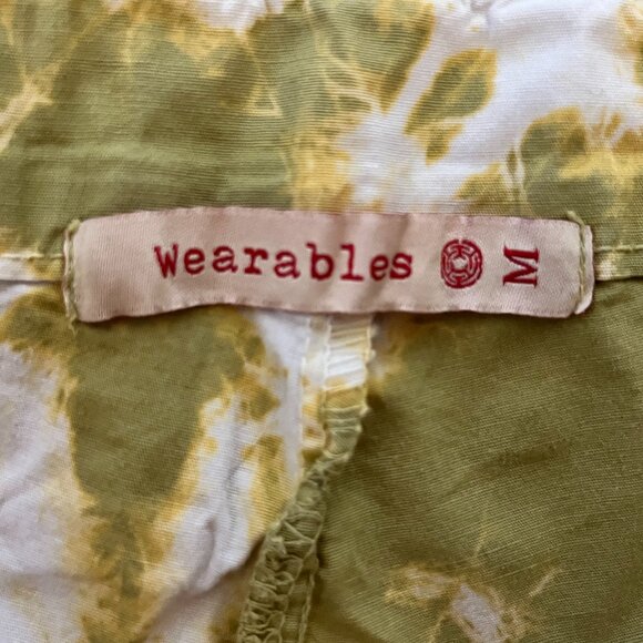 Wearables Boho Festival Tie-dyed Tiered Wide Leg Pants, Size Medium - Picture 7 of 11